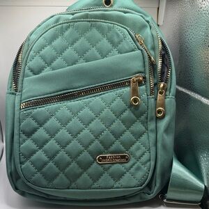 Teal Crossbody Bag